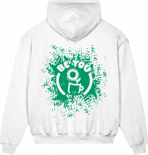 WHITE HOODIE START NOW