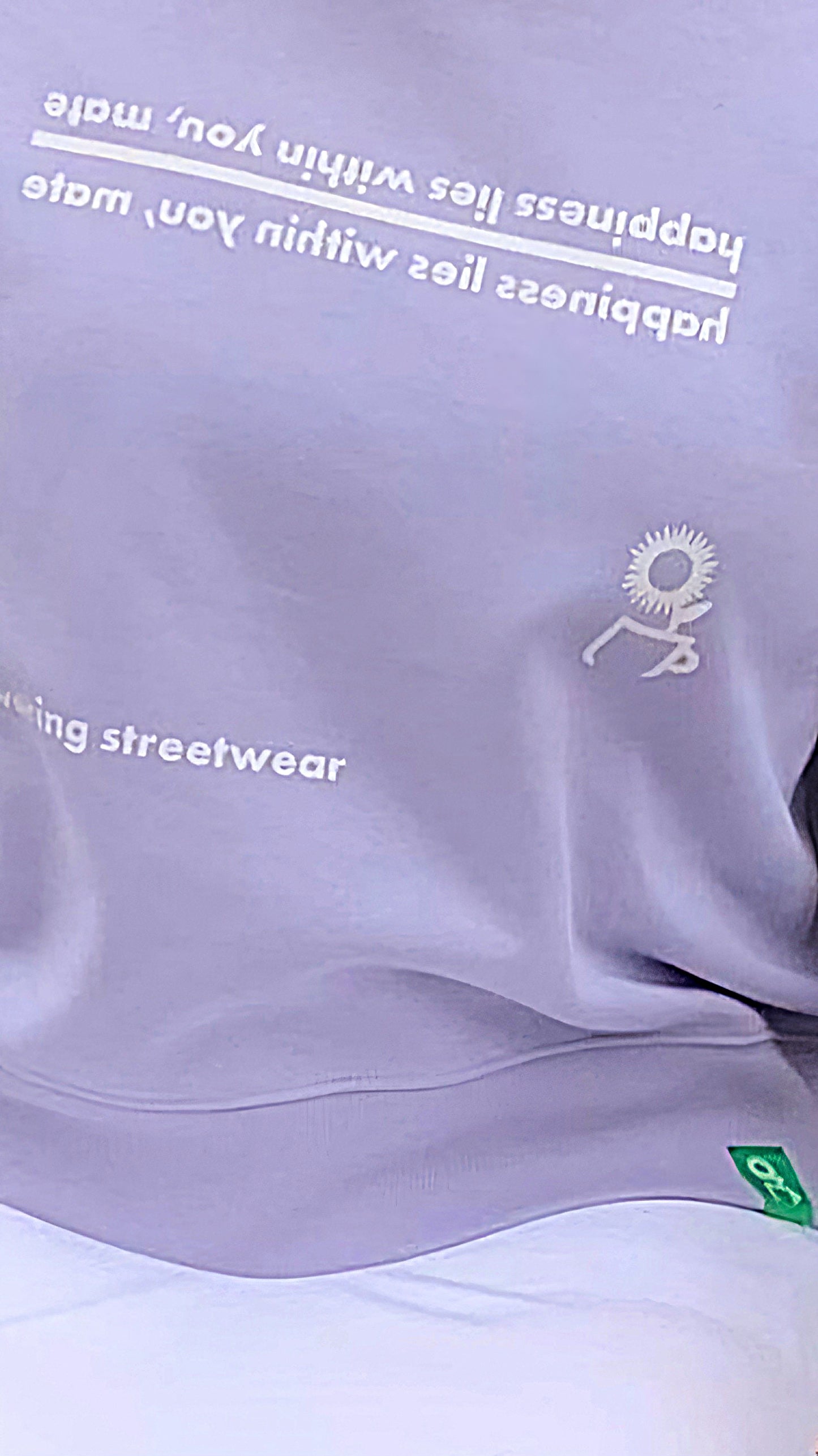 LILAC CREWNECK HAPPINESS