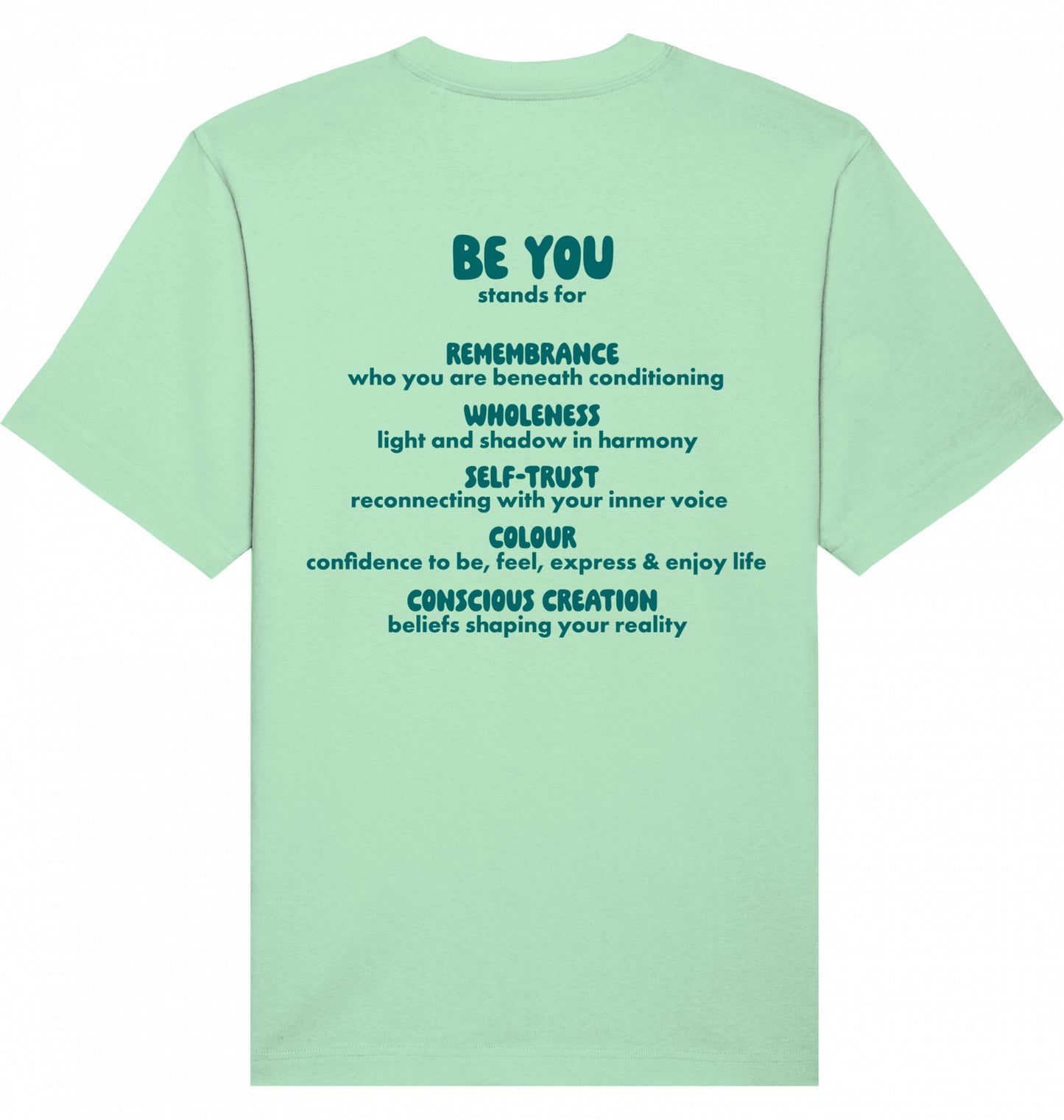 TURQUOISE T-SHIRT MANIFEST