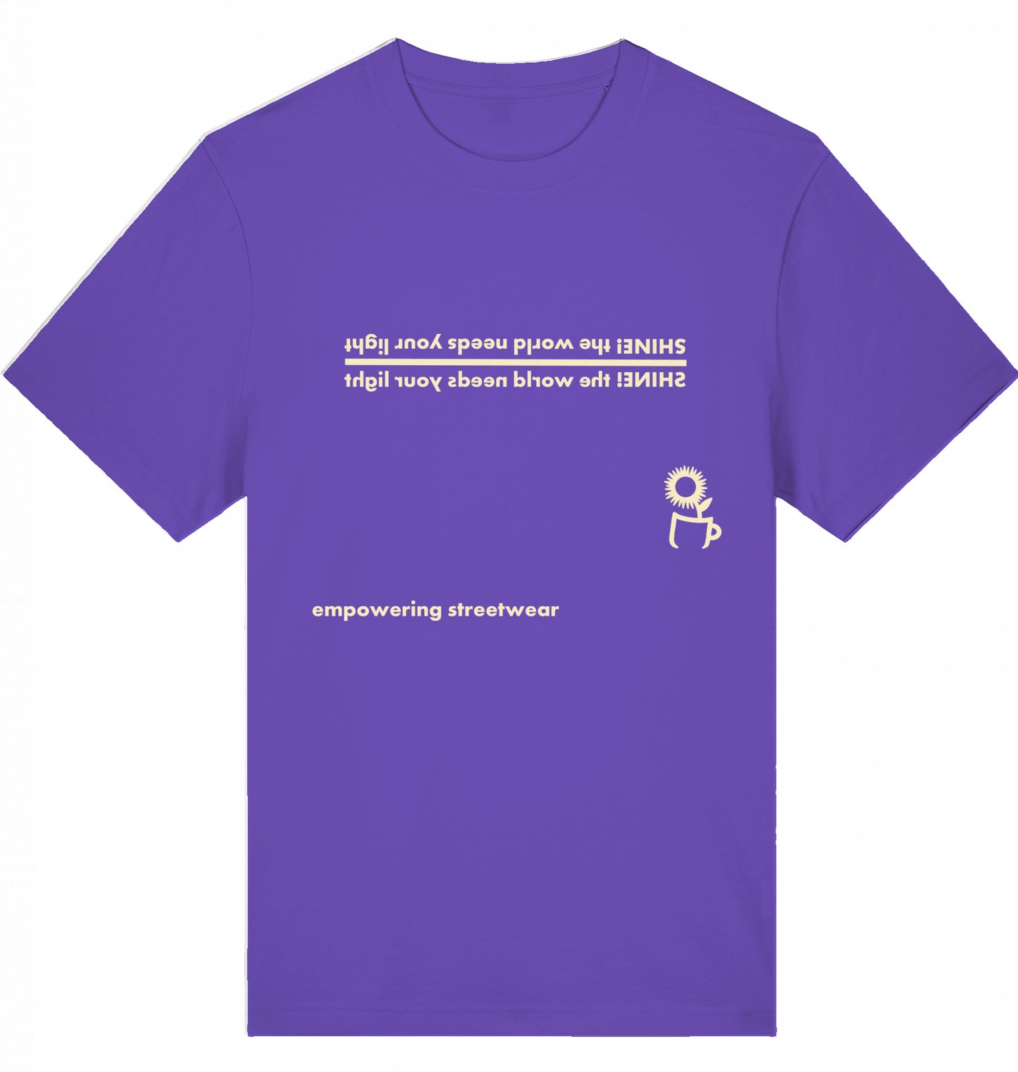 PURPLE T-SHIRT SHINE