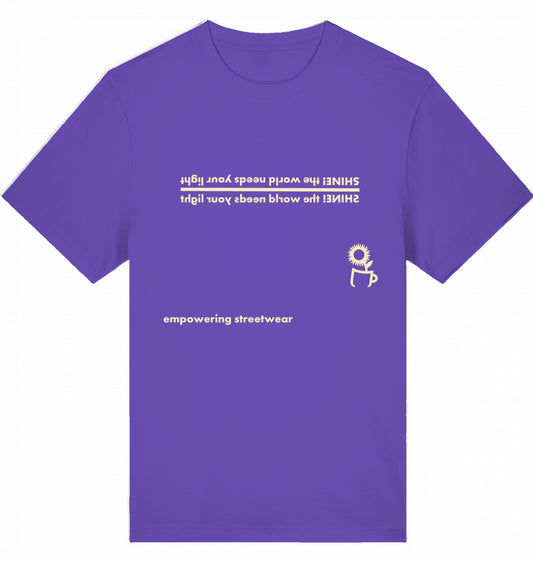 PURPLE T-SHIRT SHINE