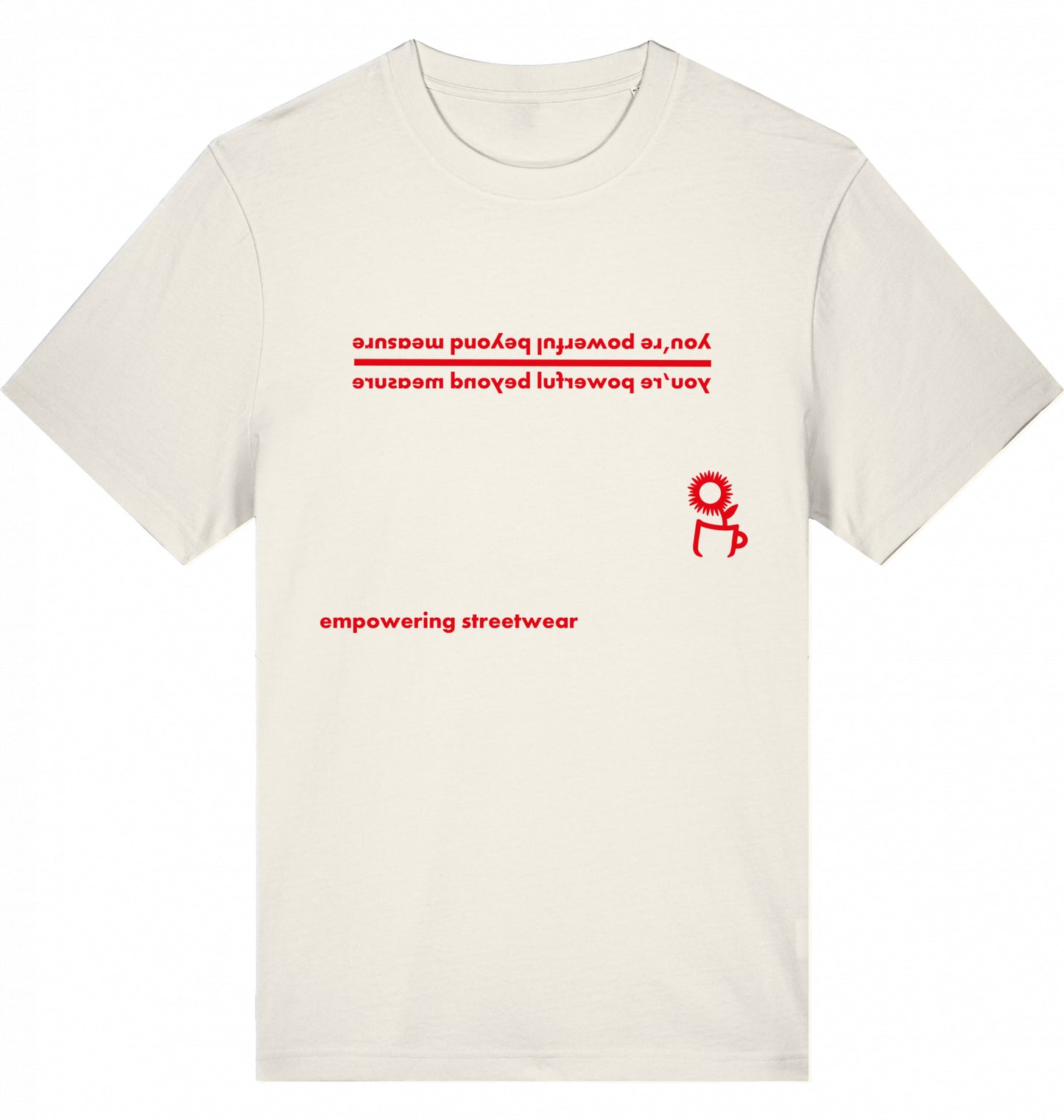 CREAM T-SHIRT POWERFUL
