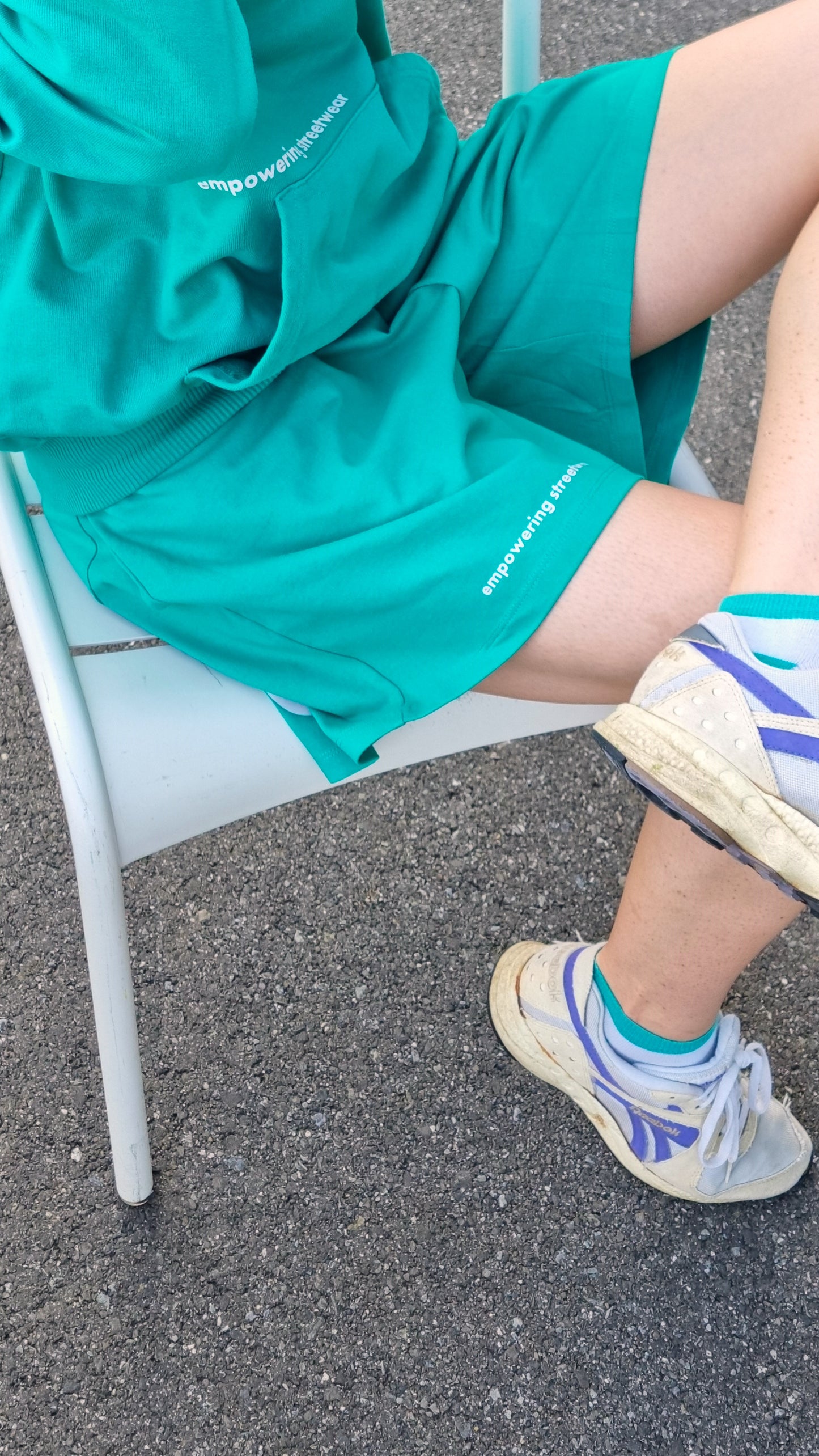 GREEN/BLUE SHORTS BE YOU