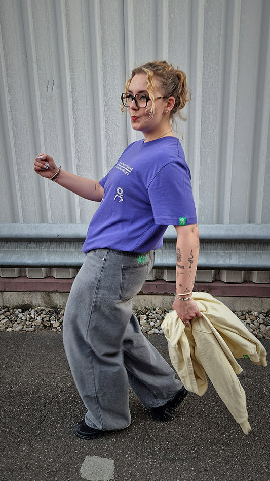 PURPLE T-SHIRT SHINE