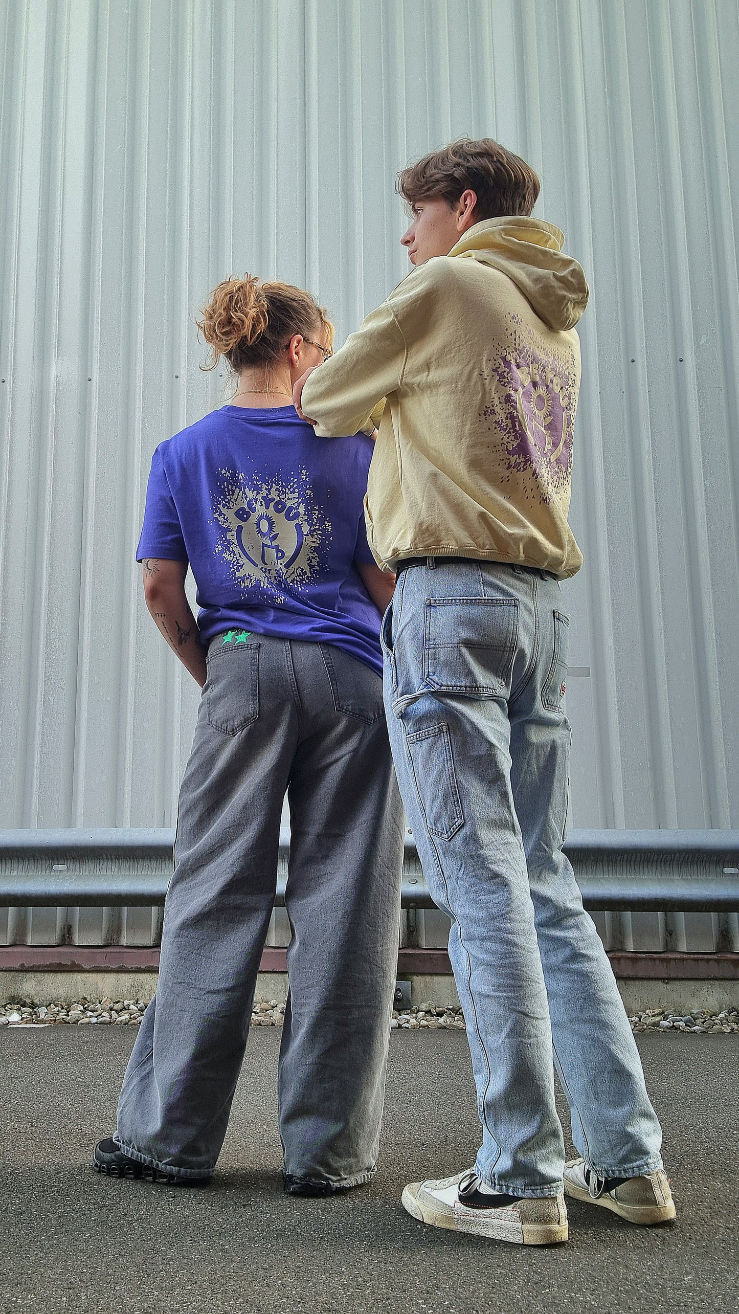 PURPLE T-SHIRT SHINE