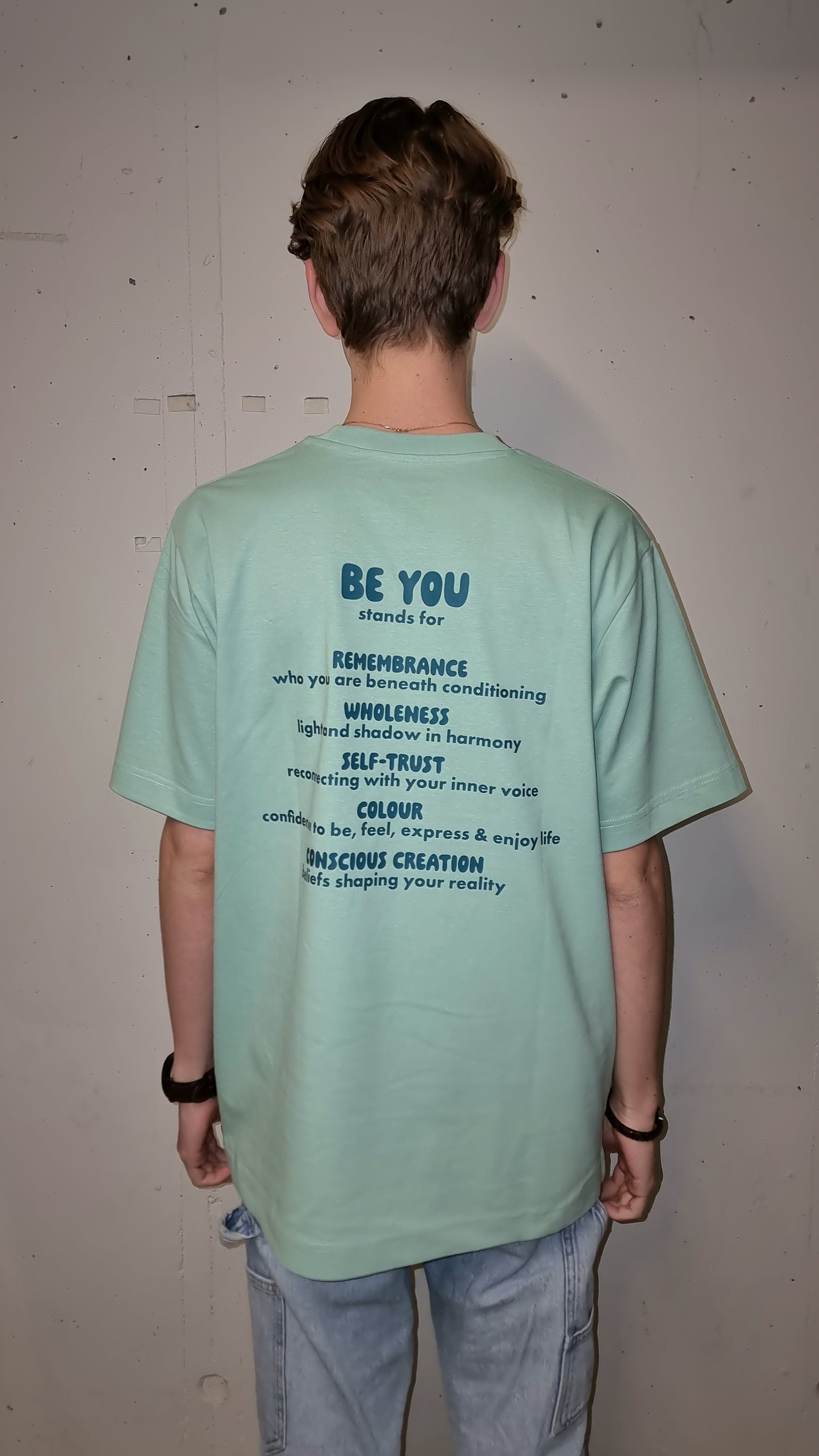 TURQUOISE T-SHIRT MANIFEST