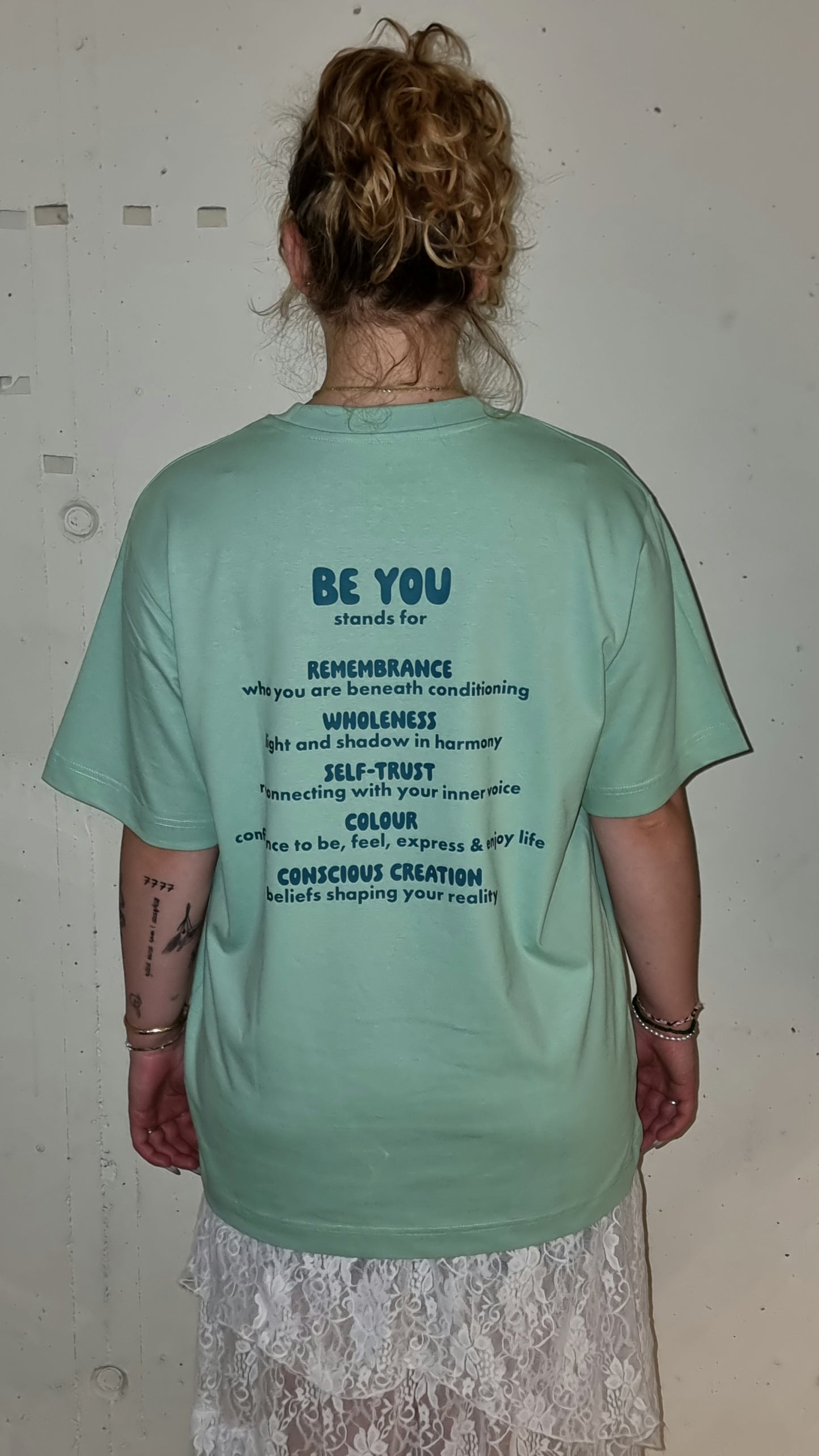 TURQUOISE T-SHIRT MANIFEST
