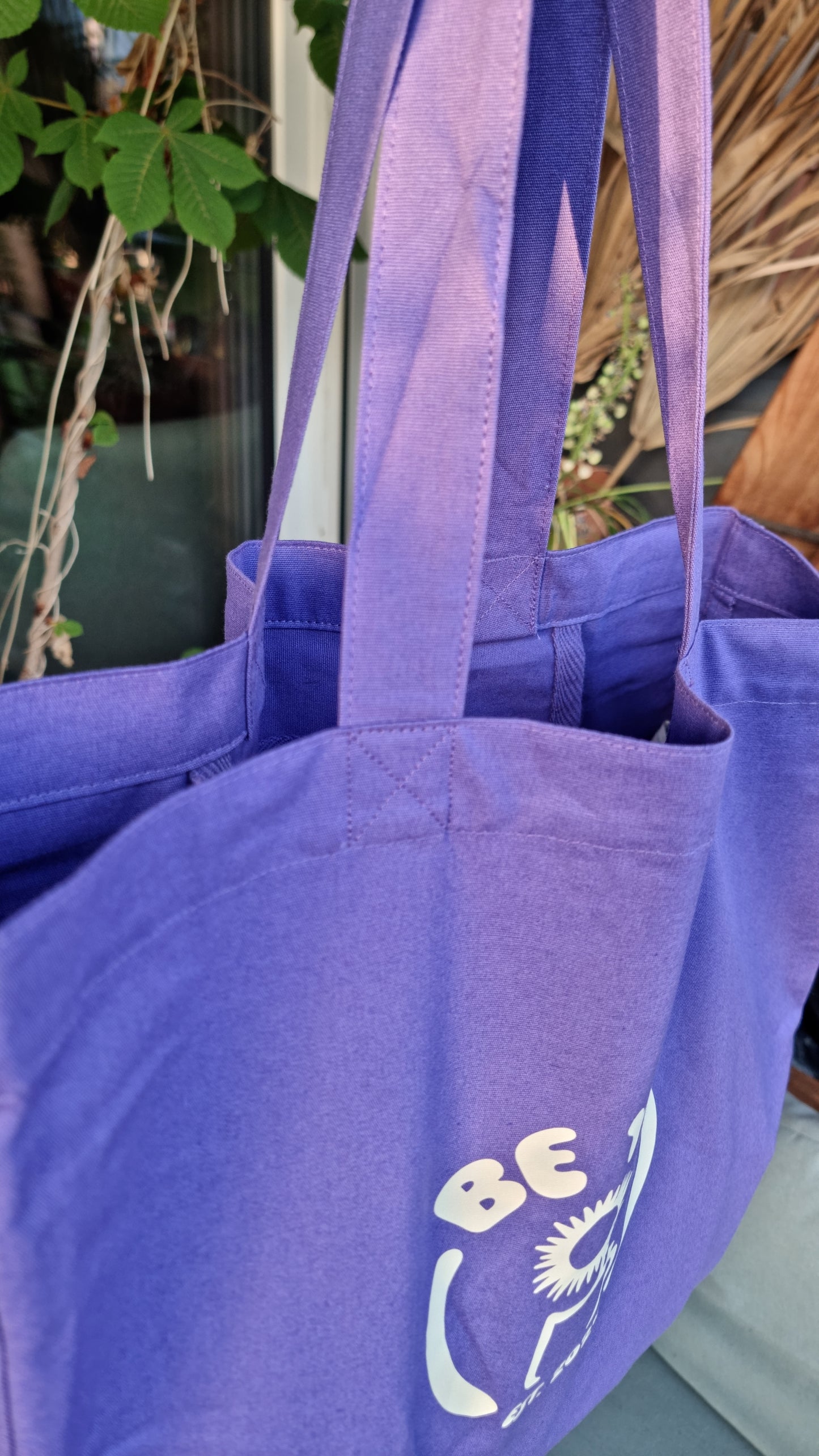 PURPLE TOTEBAG YELLOW