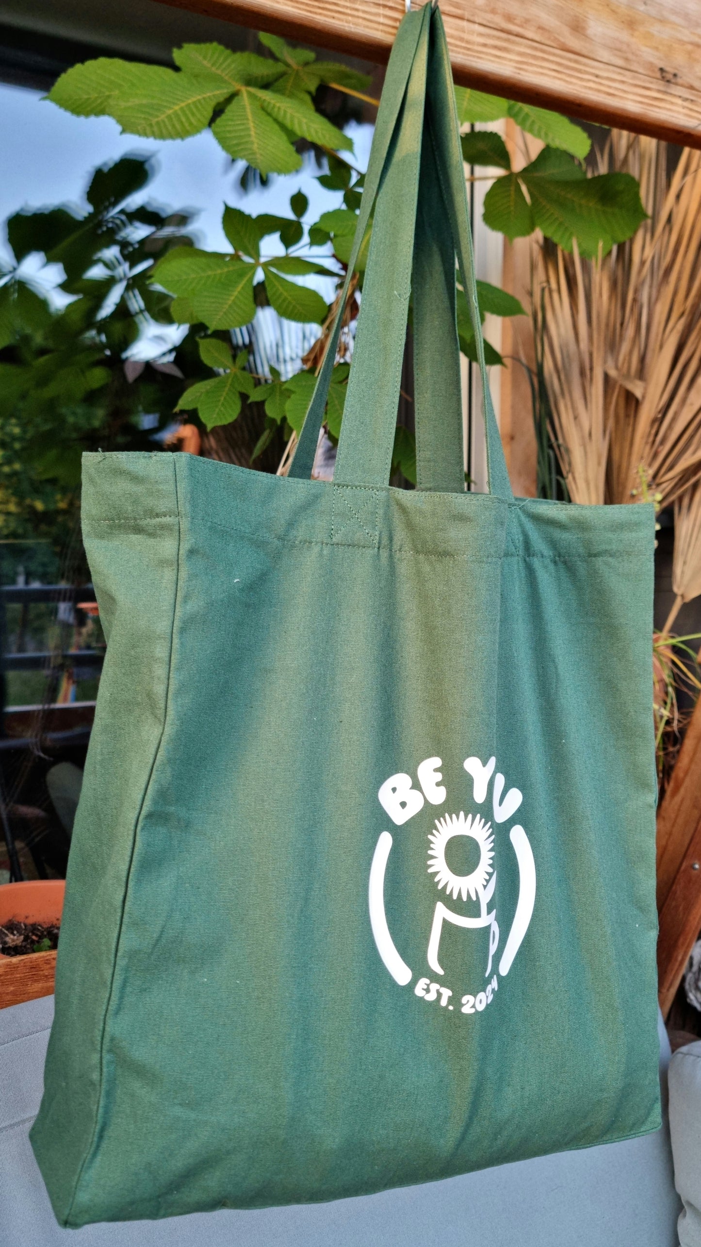 BOTTLE GREEN BEYOU TOTEBAG