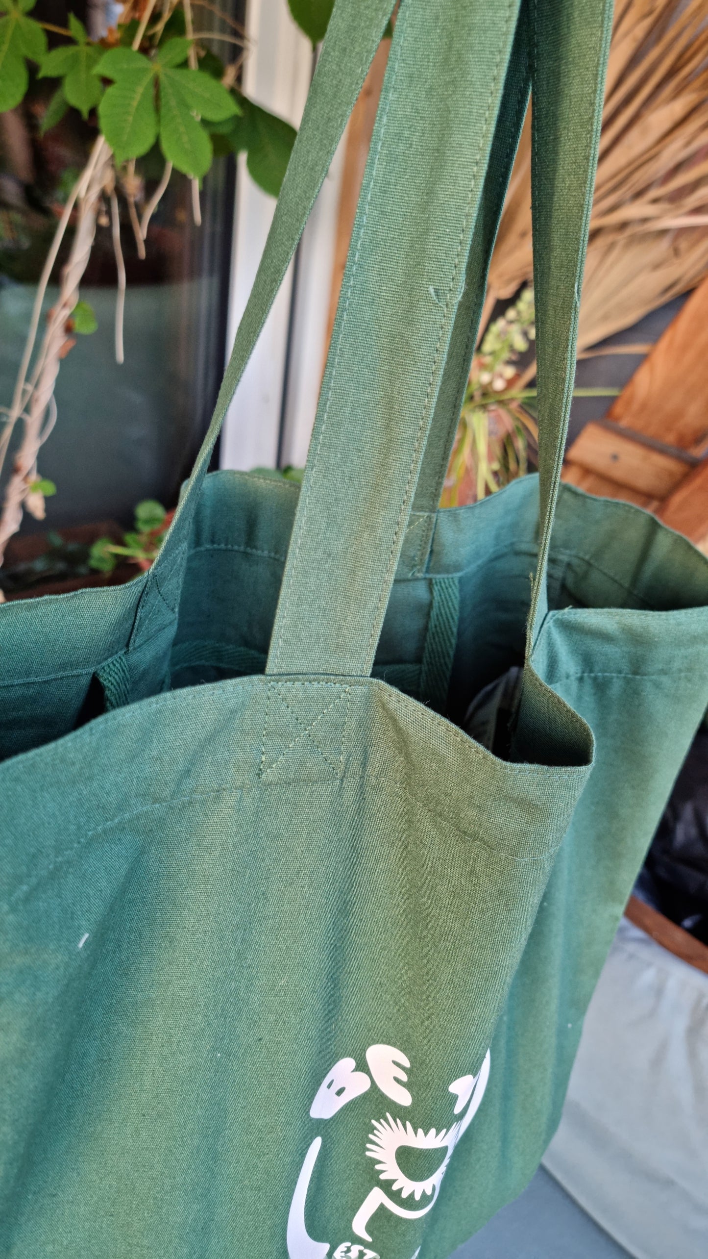 BOTTLE GREEN BEYOU TOTEBAG
