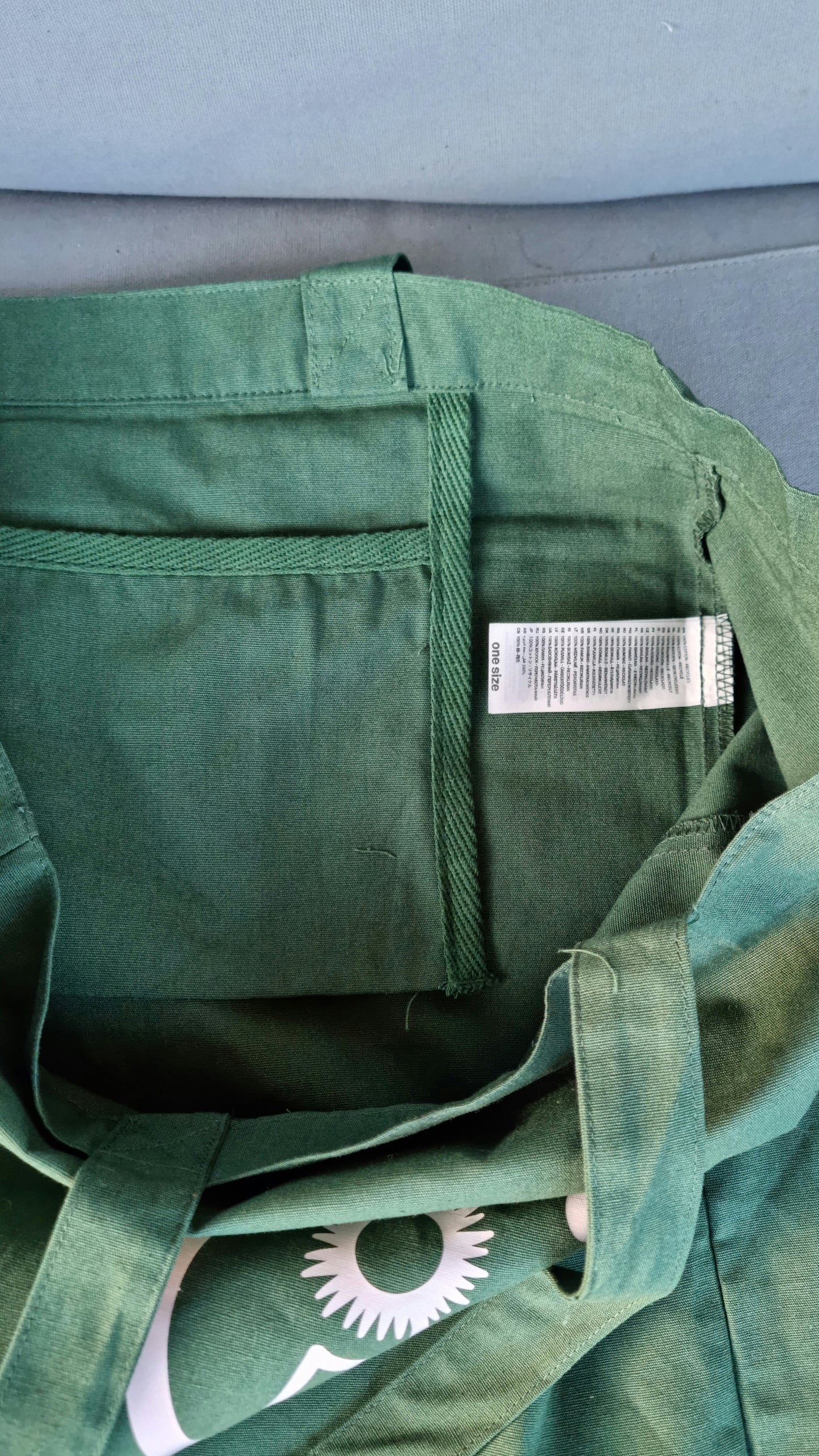 BOTTLE GREEN BEYOU TOTEBAG