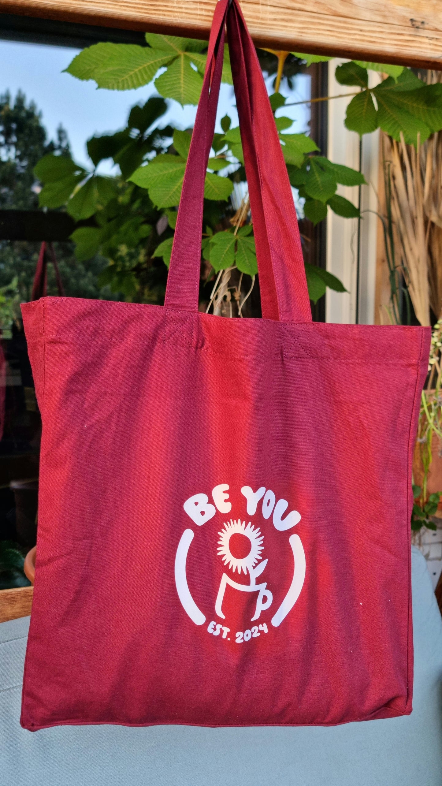 BURGUNDY BEYOU TOTEBAG