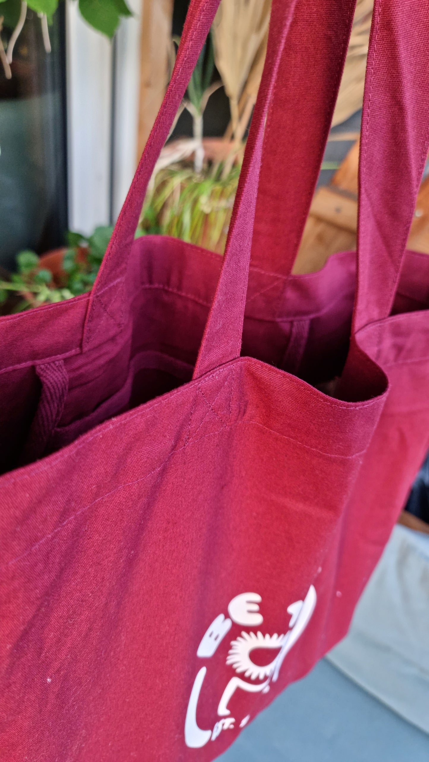 BURGUNDY BEYOU TOTEBAG