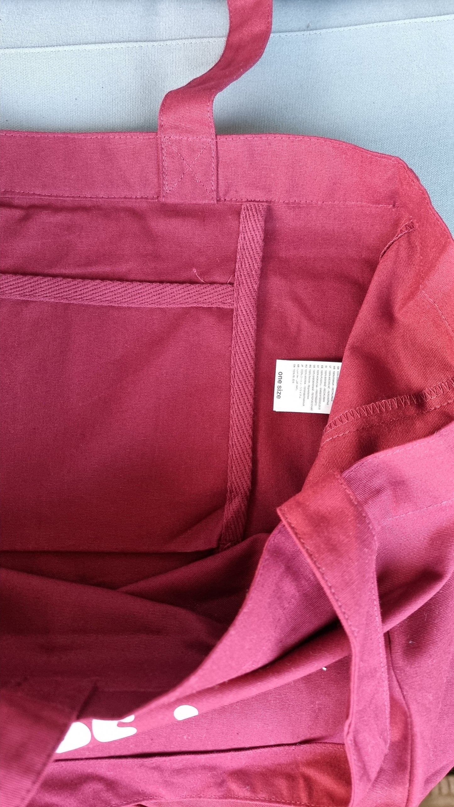 BURGUNDY BEYOU TOTEBAG
