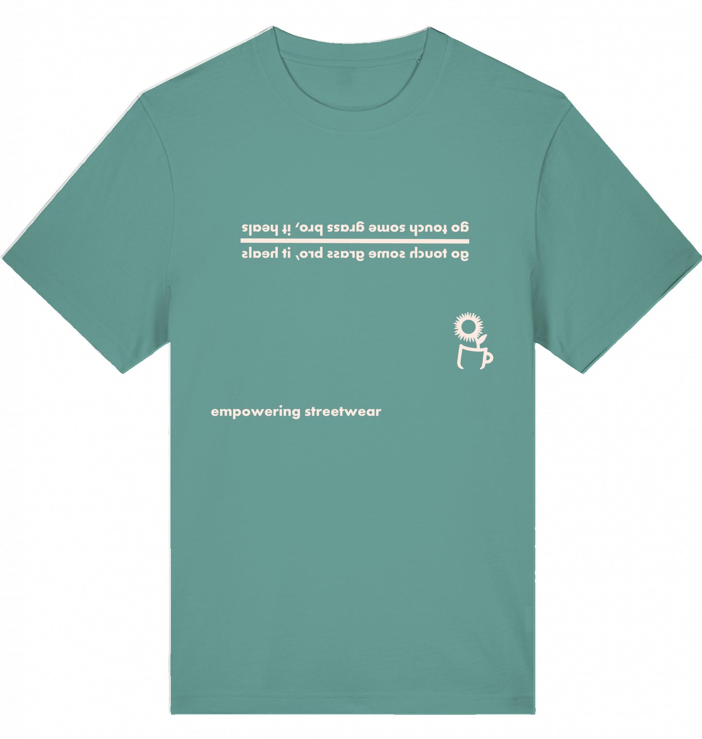 BOTTLE GREEN T-SHIRT GRASS