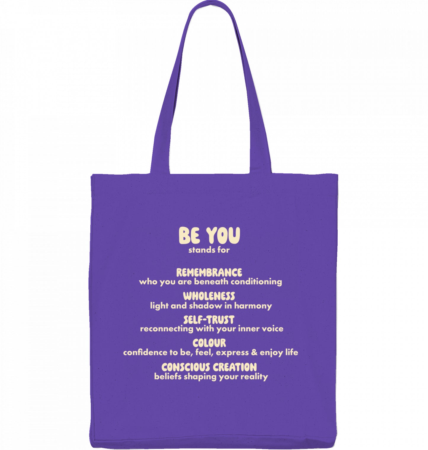 PURPLE TOTEBAG YELLOW