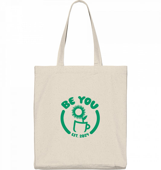 BEIGE TOTEBAG GREEN